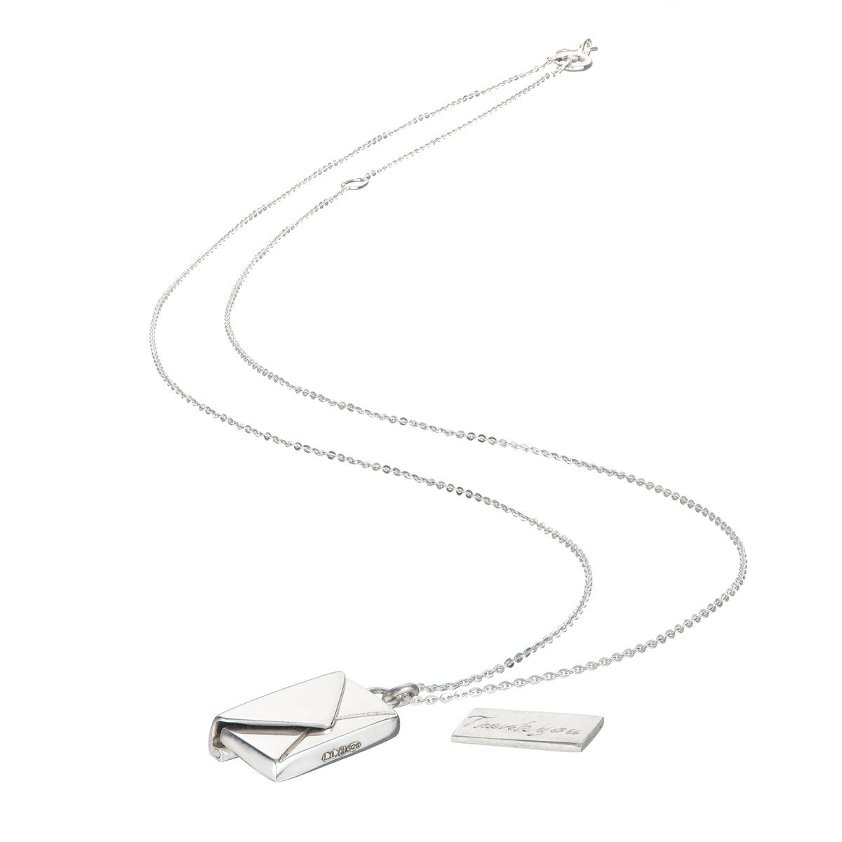 Tiffany envelope necklace clearance