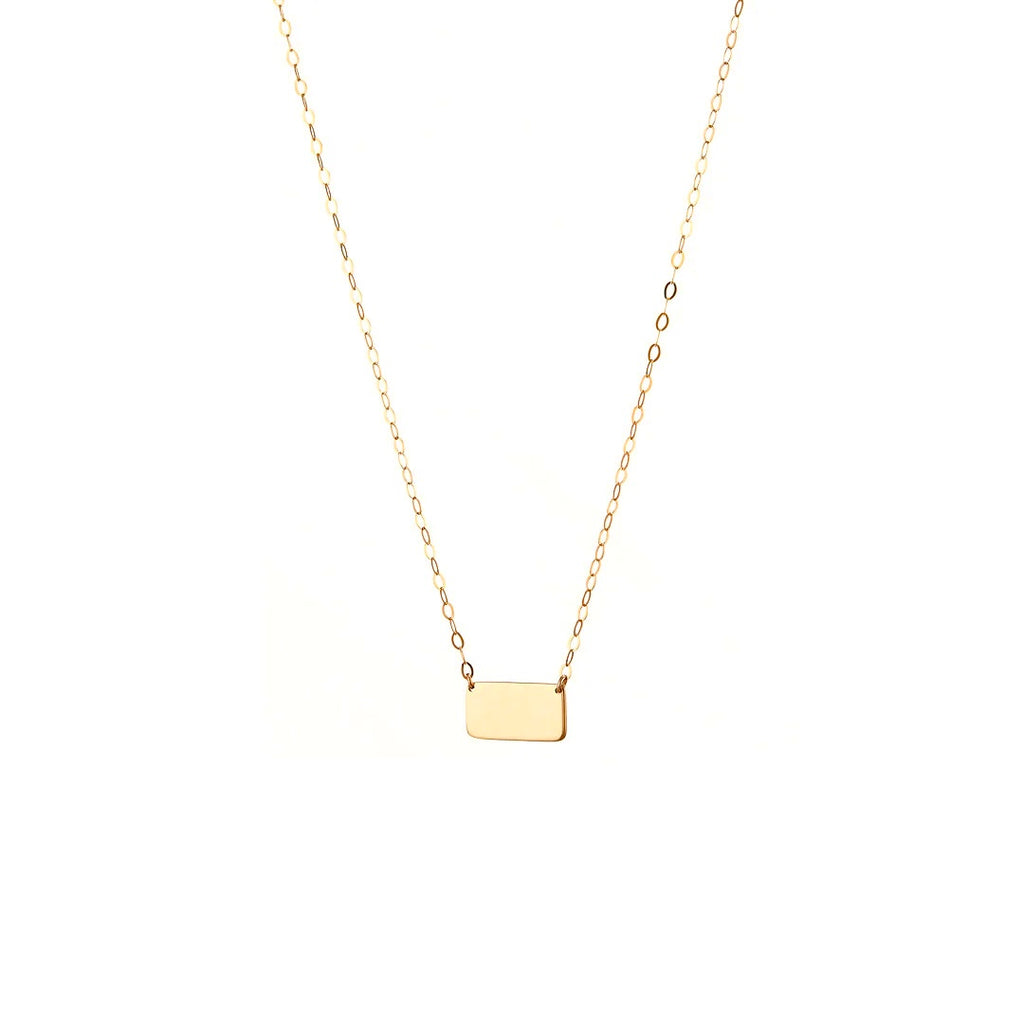 Landscape Slip Necklace - 18ct Gold