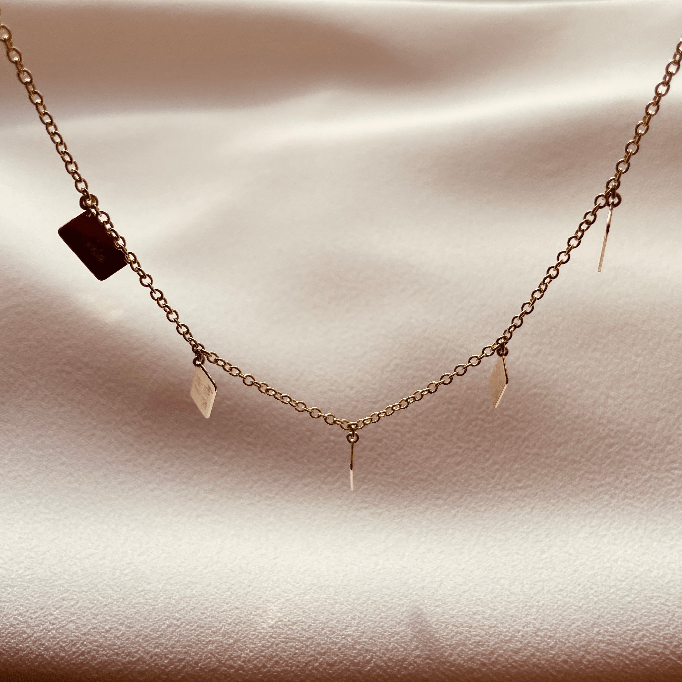 Story Necklace - 18ct Gold