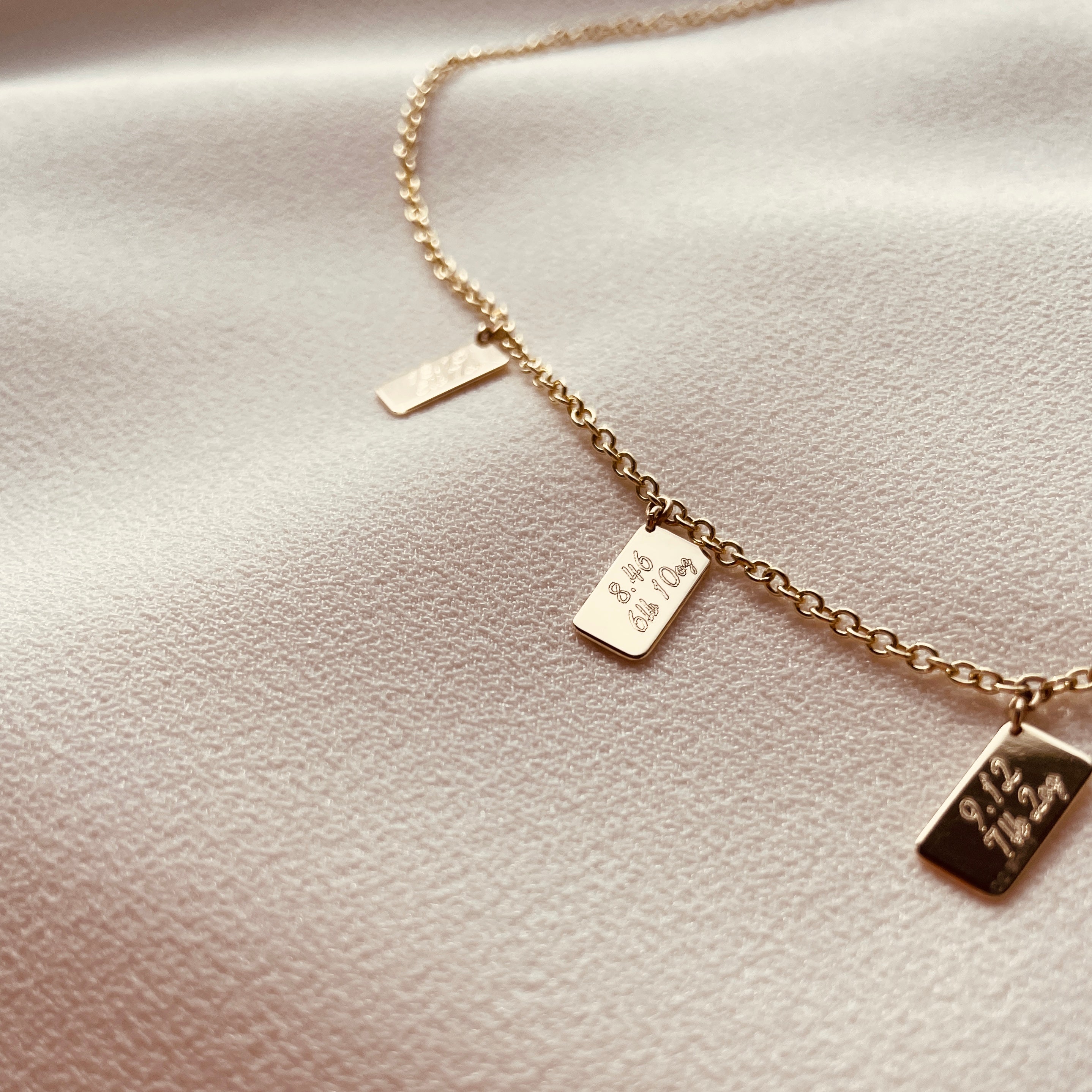 Story Necklace - 18ct Gold