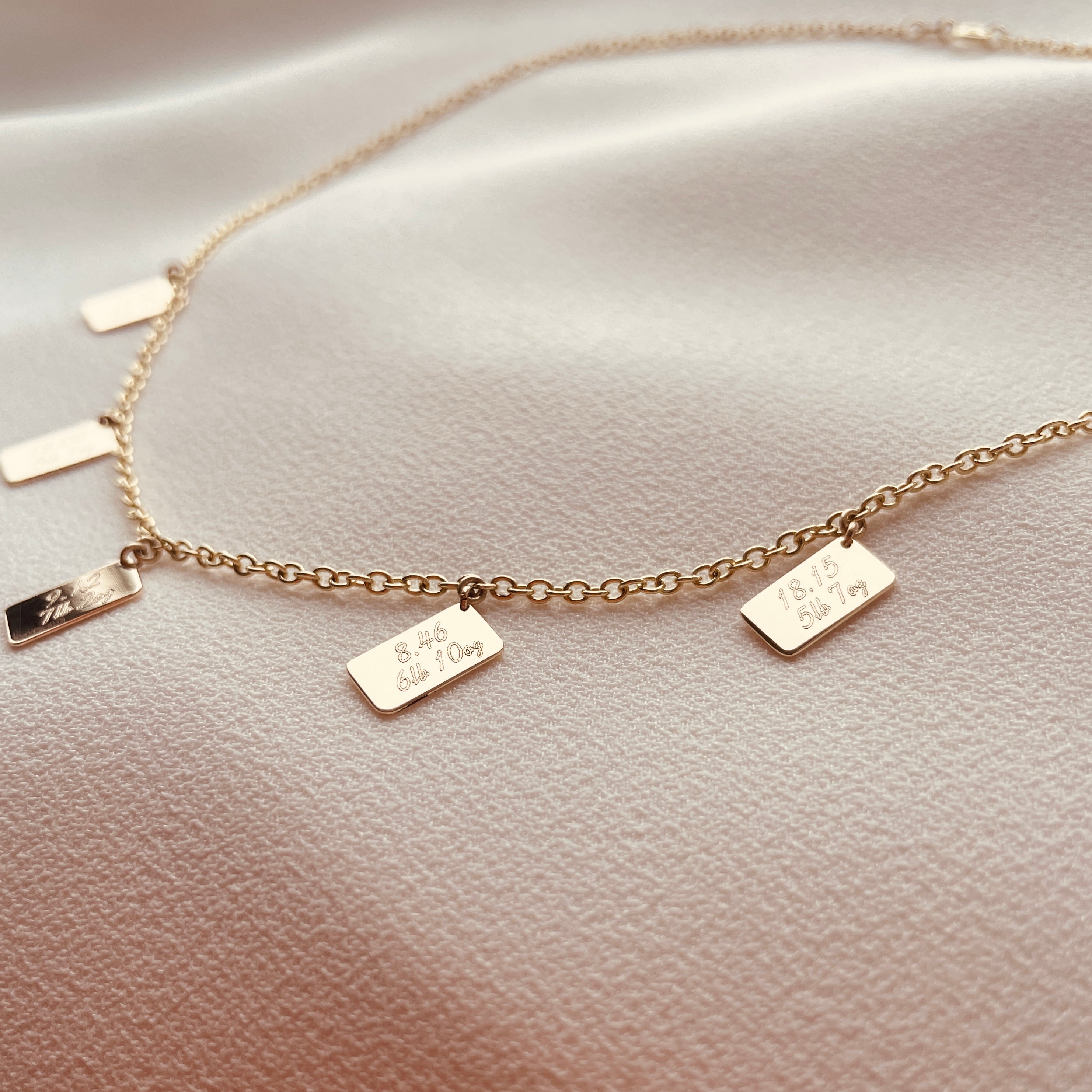 Story Necklace - 18ct Gold