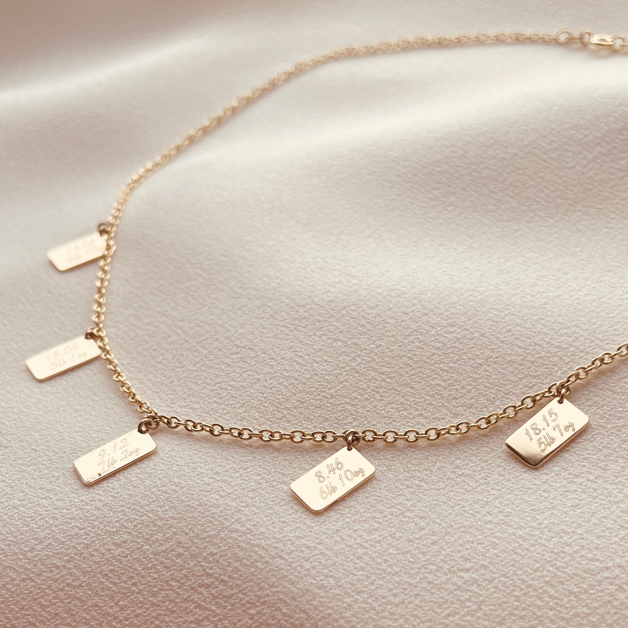 Story Necklace - 18ct Gold