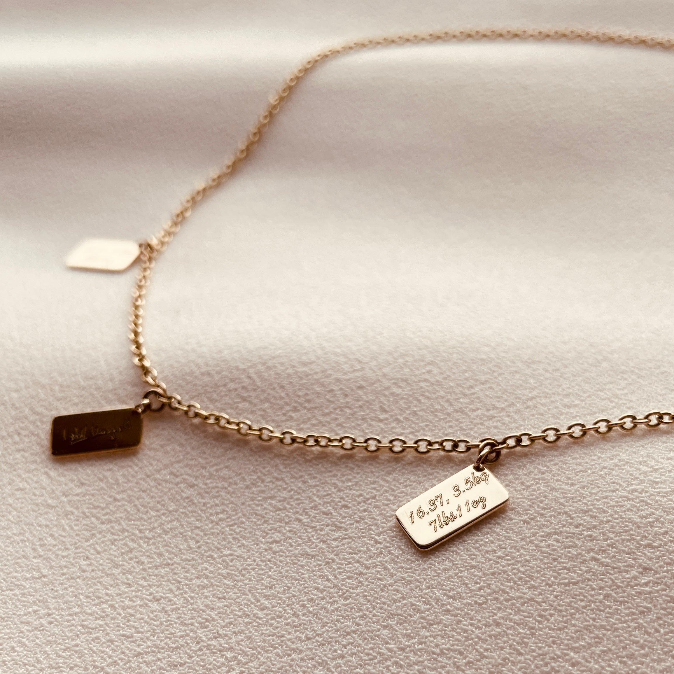 Story Necklace - 9ct Gold