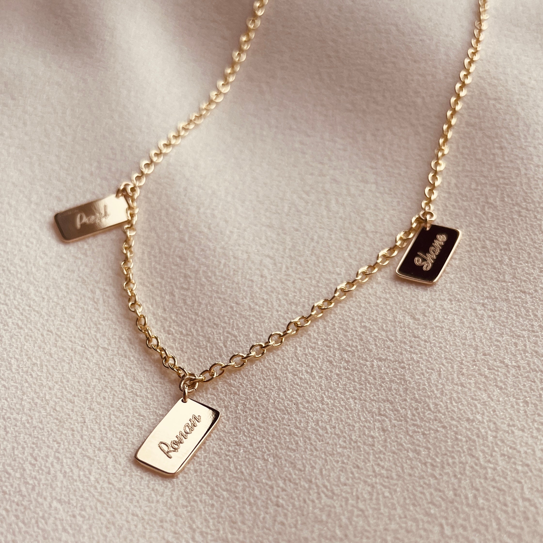 Story Necklace - 9ct Gold