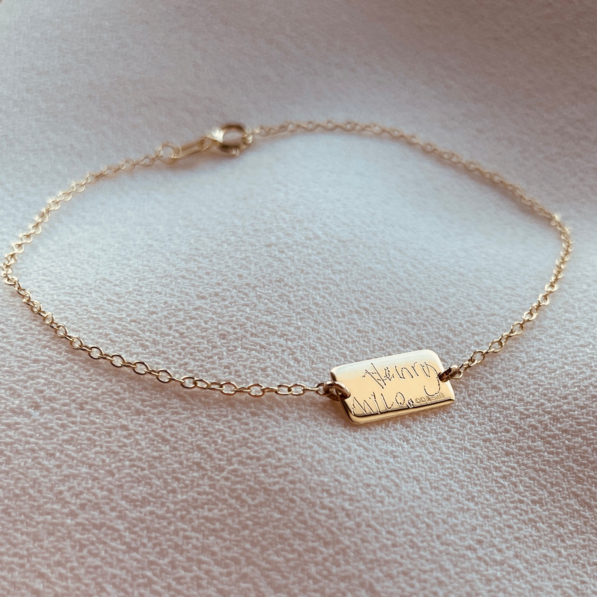 Landscape Slip Bracelet - 9ct Gold