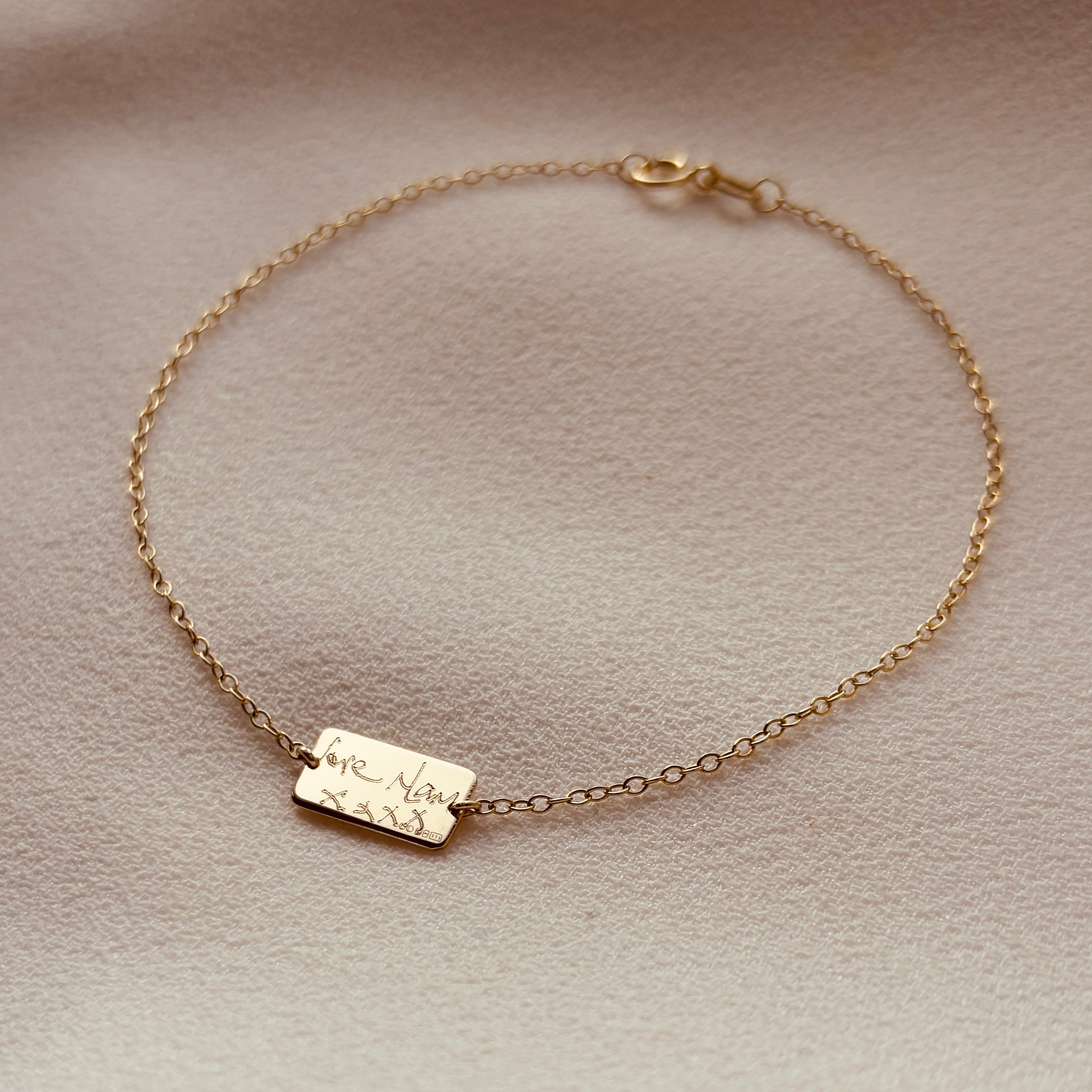 Landscape Slip Bracelet - 9ct Gold