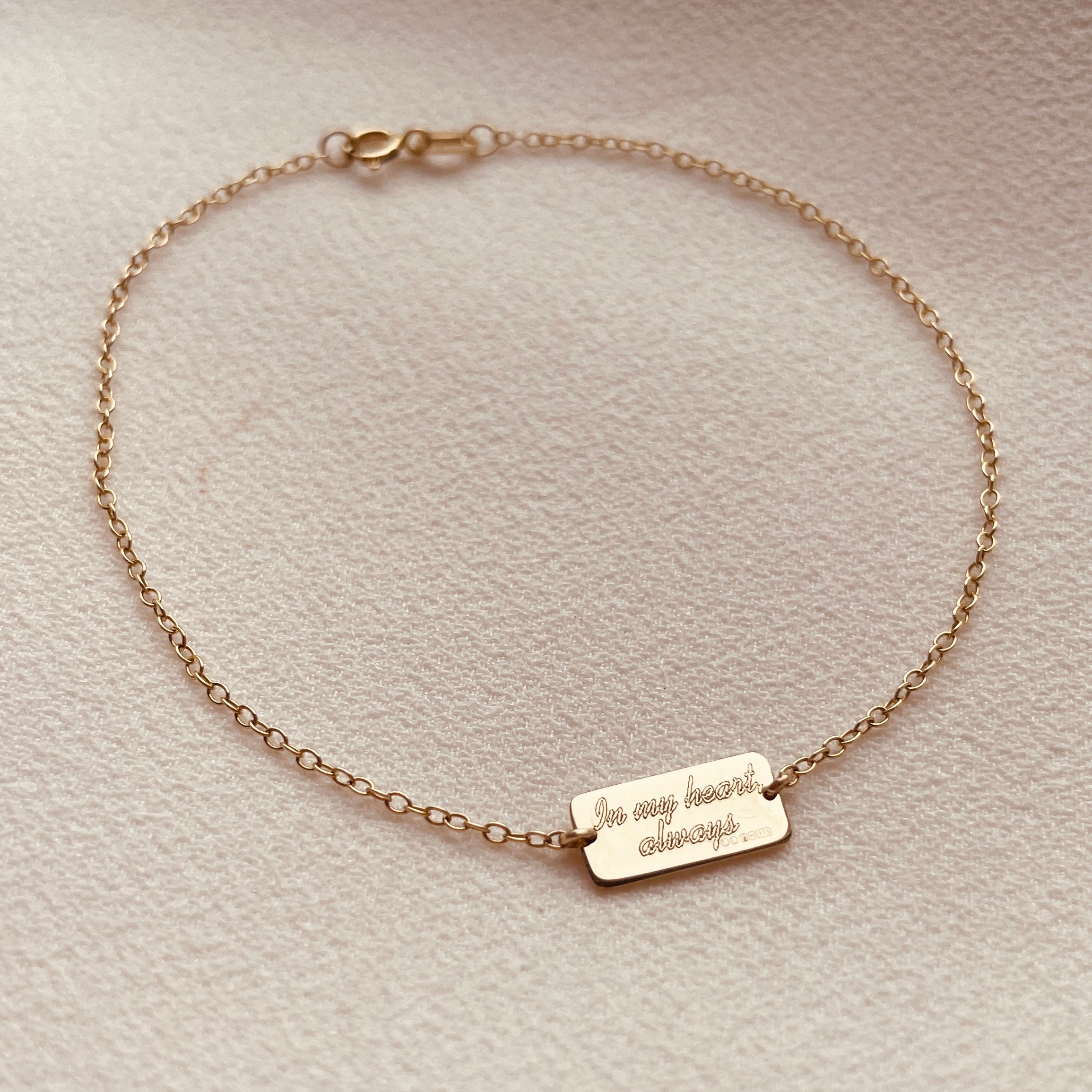 Landscape Slip Bracelet - 9ct Gold