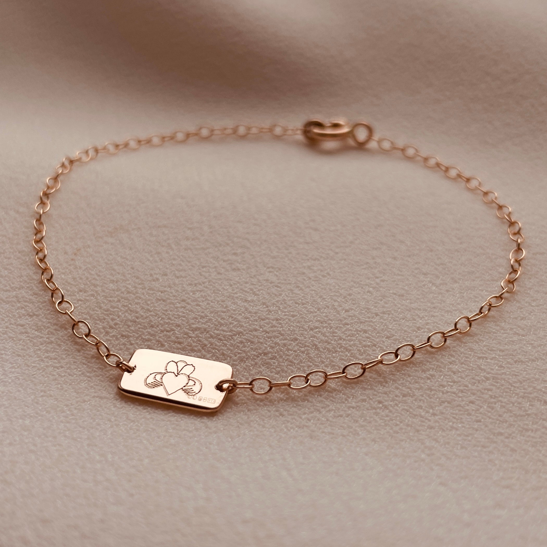 Landscape Slip Bracelet - Rose Gold