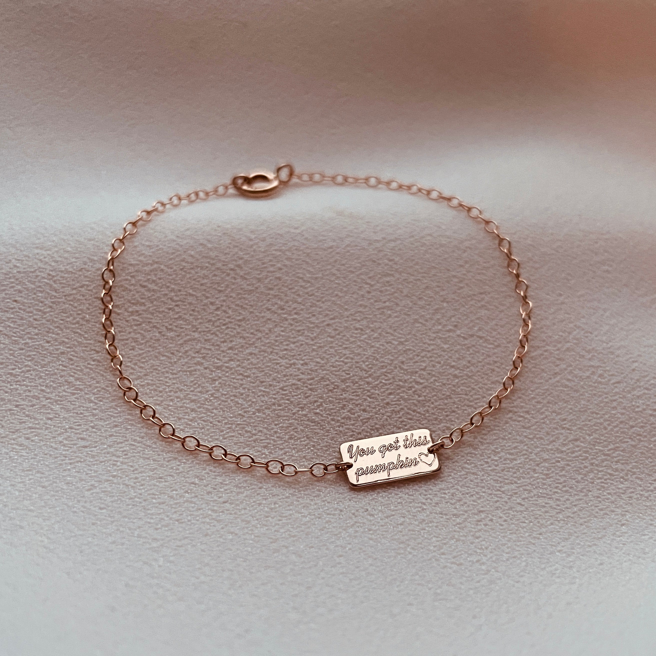 Landscape Slip Bracelet - Rose Gold