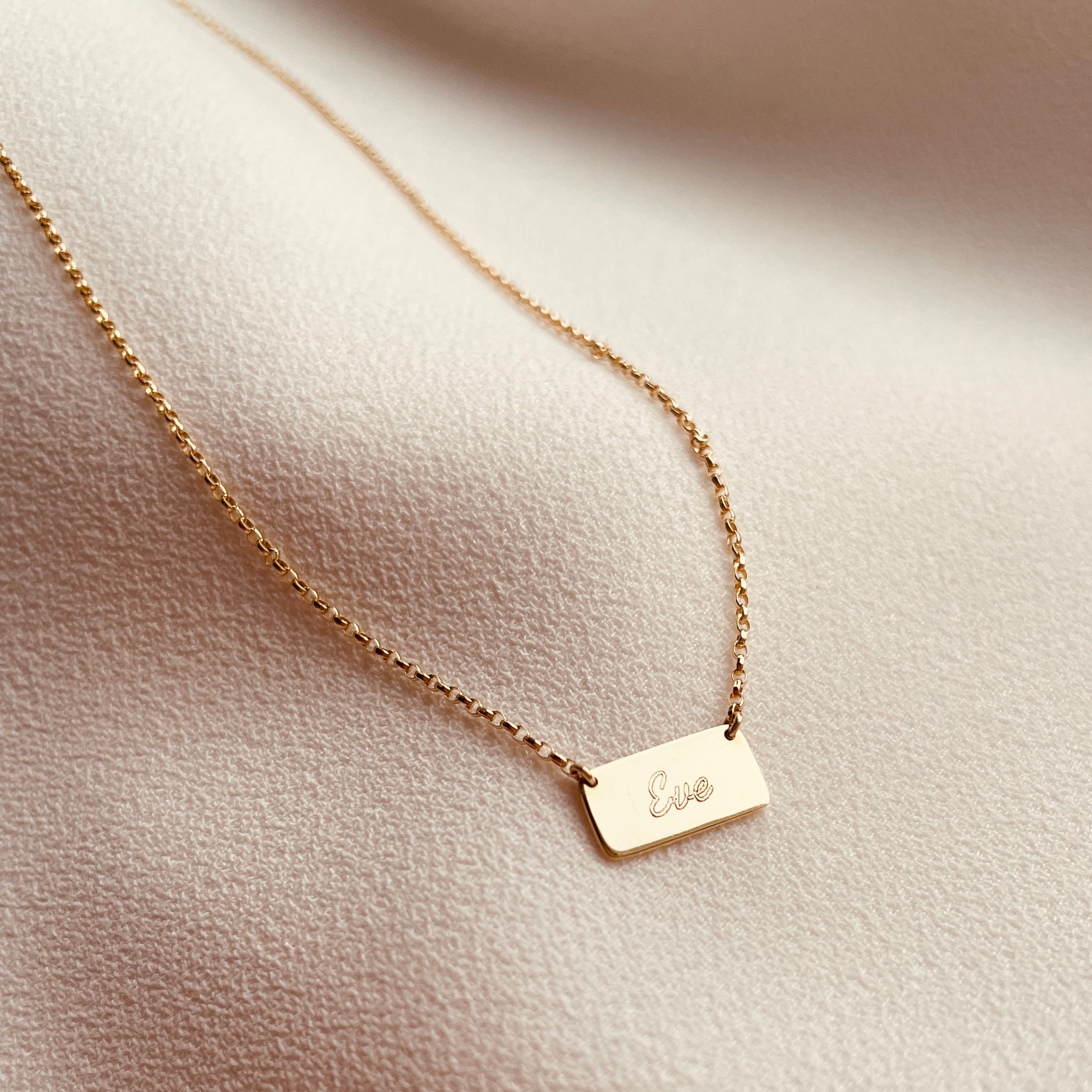 Landscape Slip Necklace - 18ct Gold