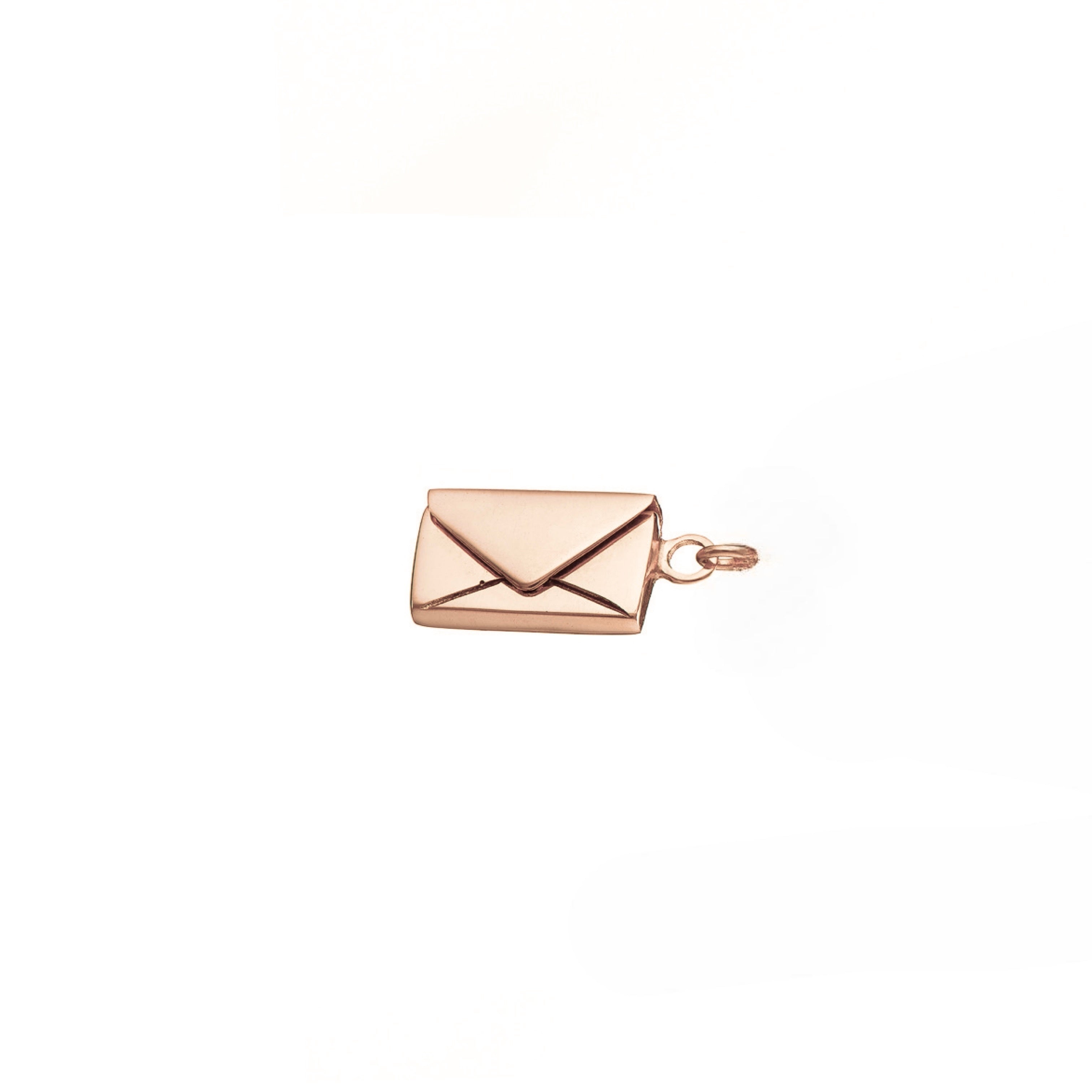 Story Necklace & Signature Envelope Pendant - Rose Gold