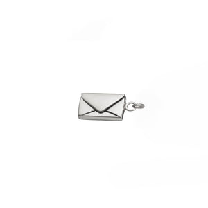 Signature Envelope Pendant - Sterling Silver