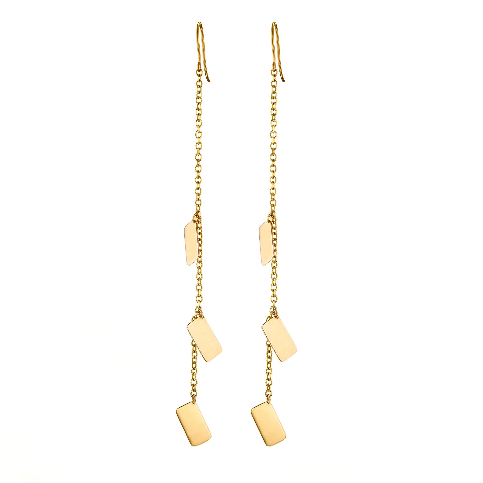 Story Earrings - 18ct Gold