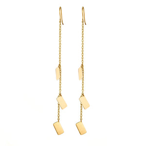 Story Earrings - 18ct Gold