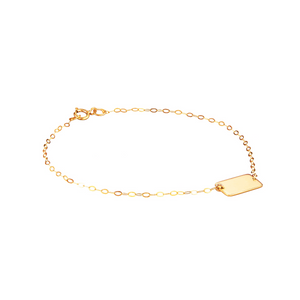 Landscape Slip Bracelet - 18ct Yellow Gold