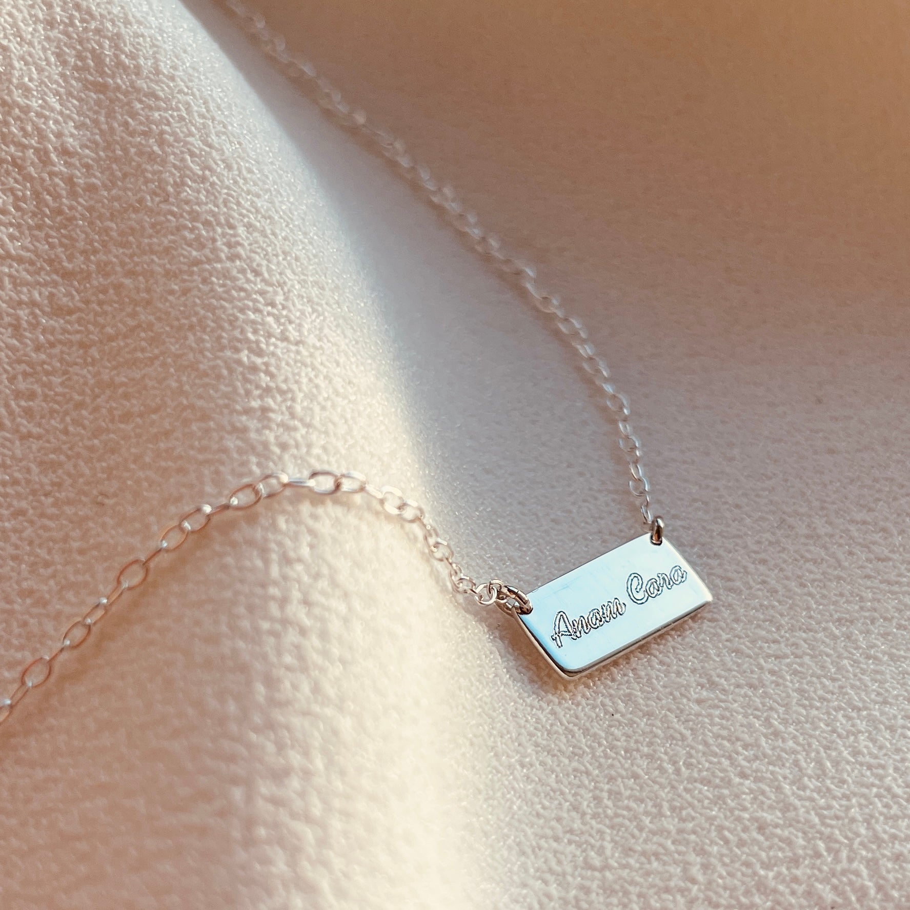 Landscape Slip Necklace - Sterling Silver