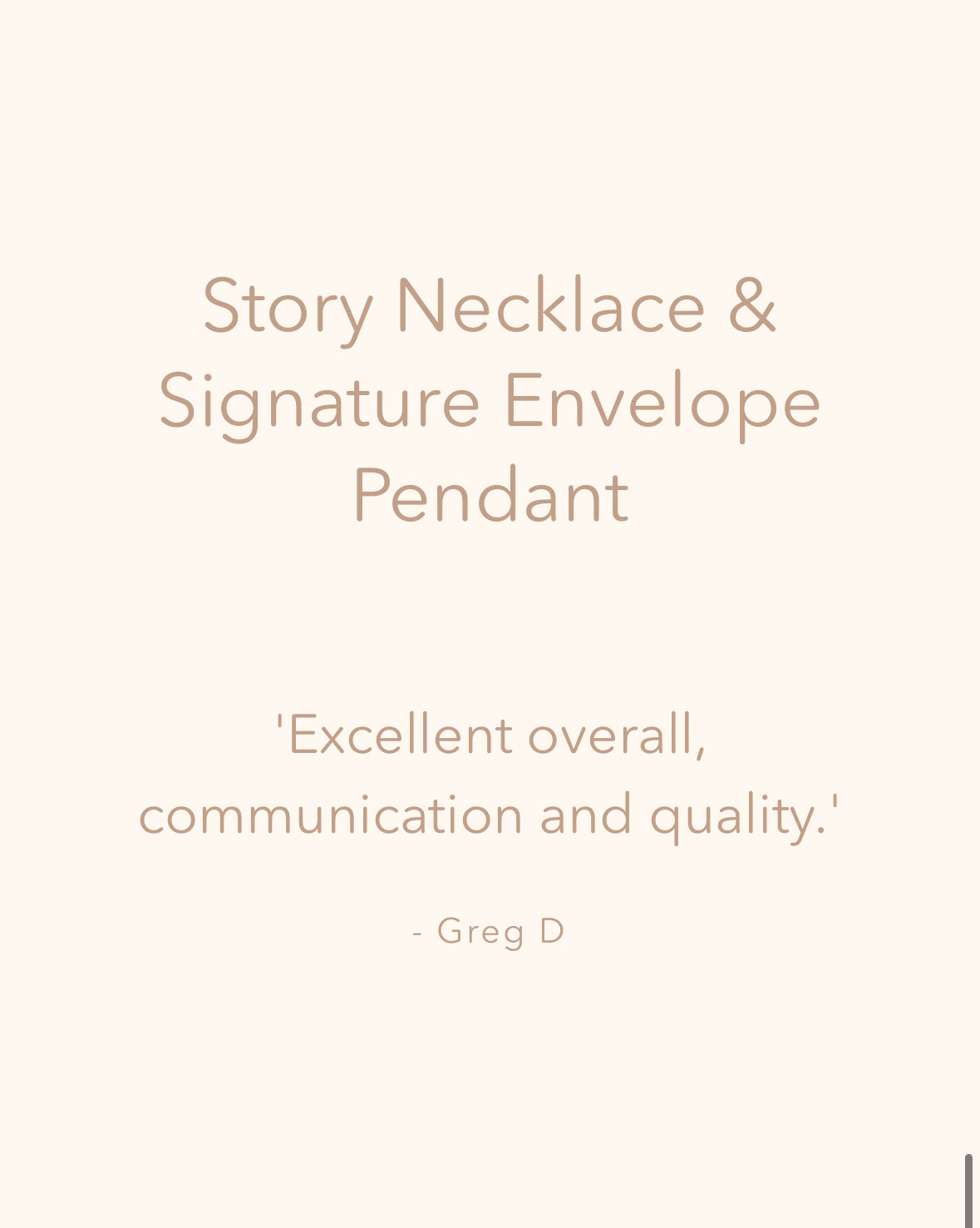 Signature Envelope Pendant - 9ct Gold
