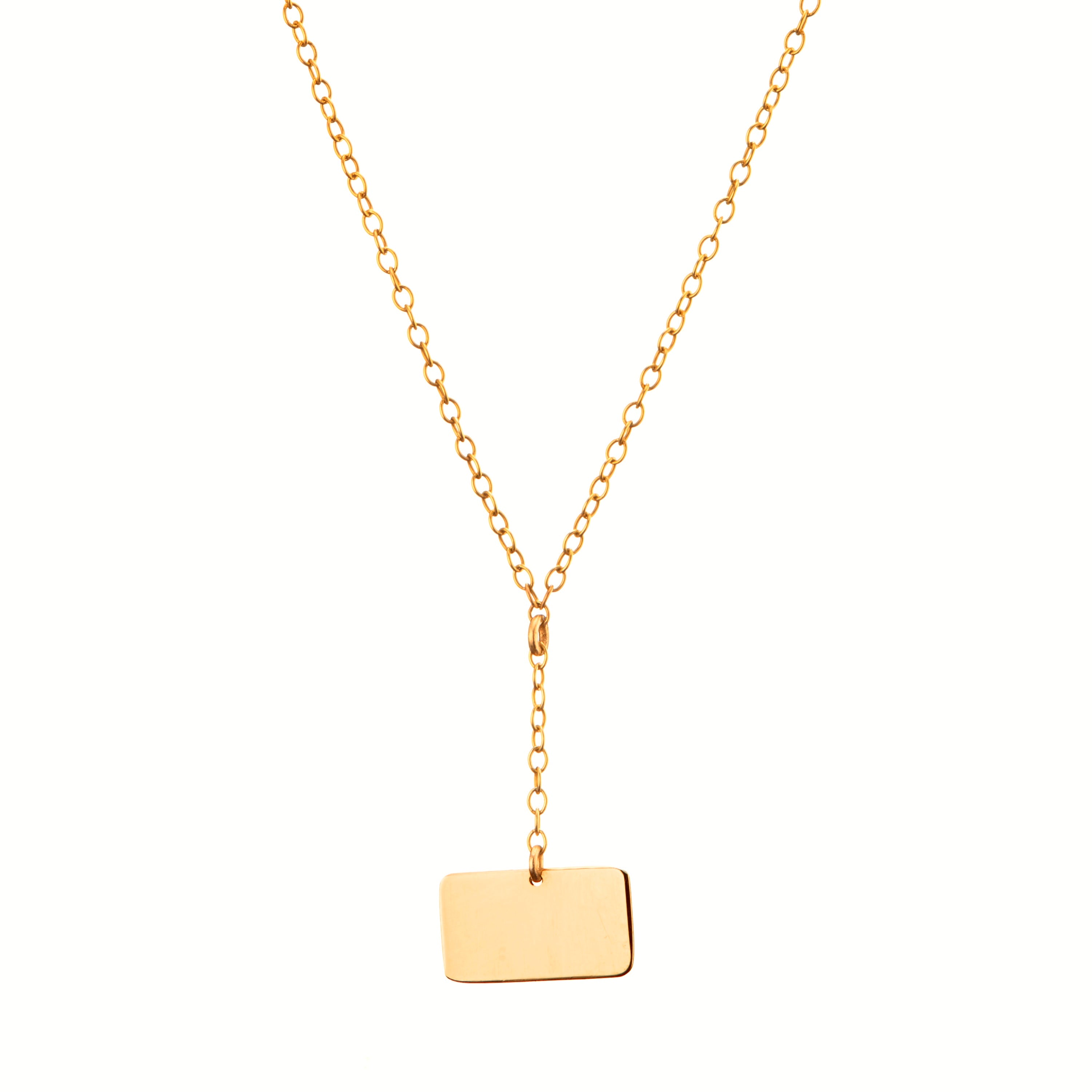 Slip Necklace - 18ct Gold