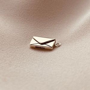Signature Envelope Pendant - Sterling Silver