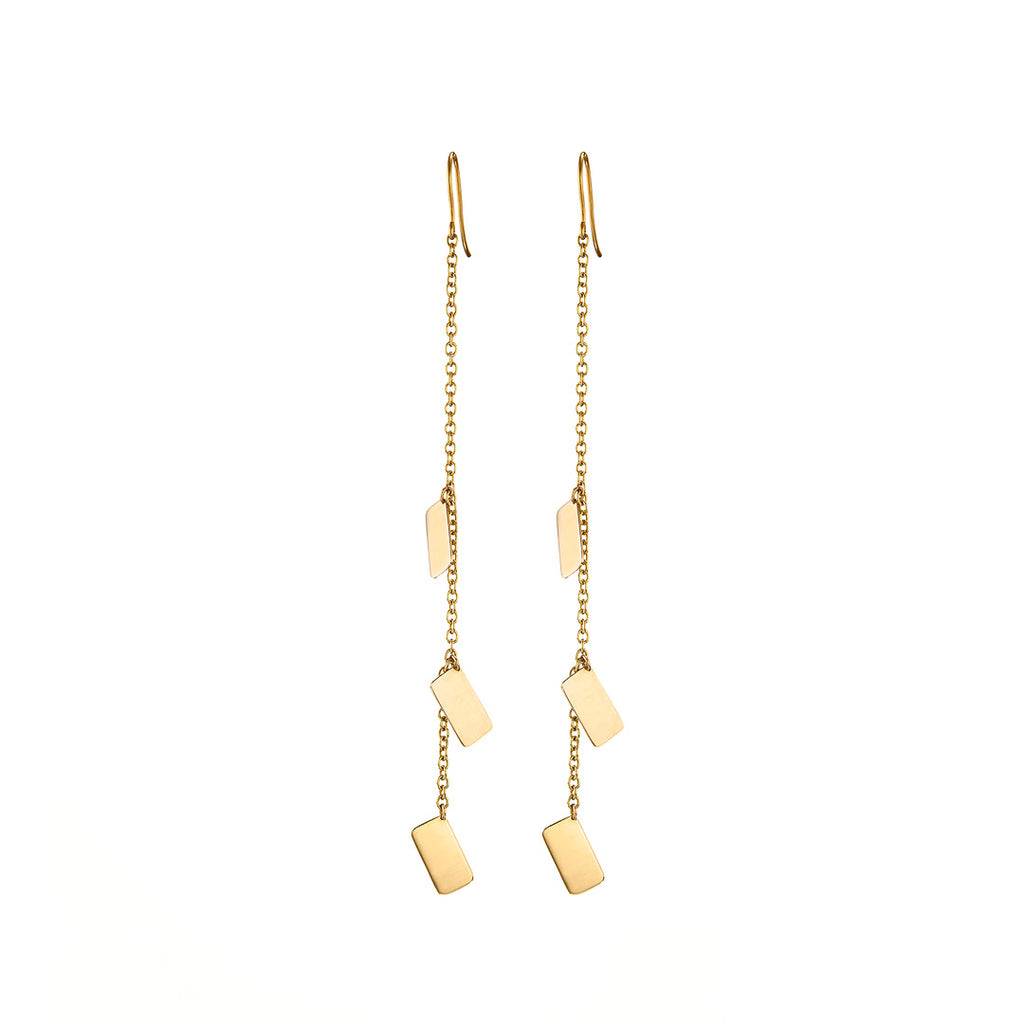 Story Earrings - 9ct Gold