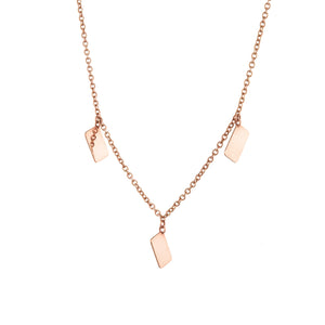 Story Necklace - Rose Gold